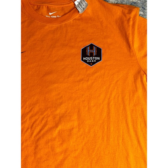 Nike Other - Houston Dash Shirt Mens medium Orange Short‎ Sleeve Nike Graphic Tee Soccer #7